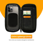 R2B® Telefoonhouder Fiets Waterdicht & Powerbank geschikt voor MagSafe - Model Den Haag - Zwart - Novafietsen.nl