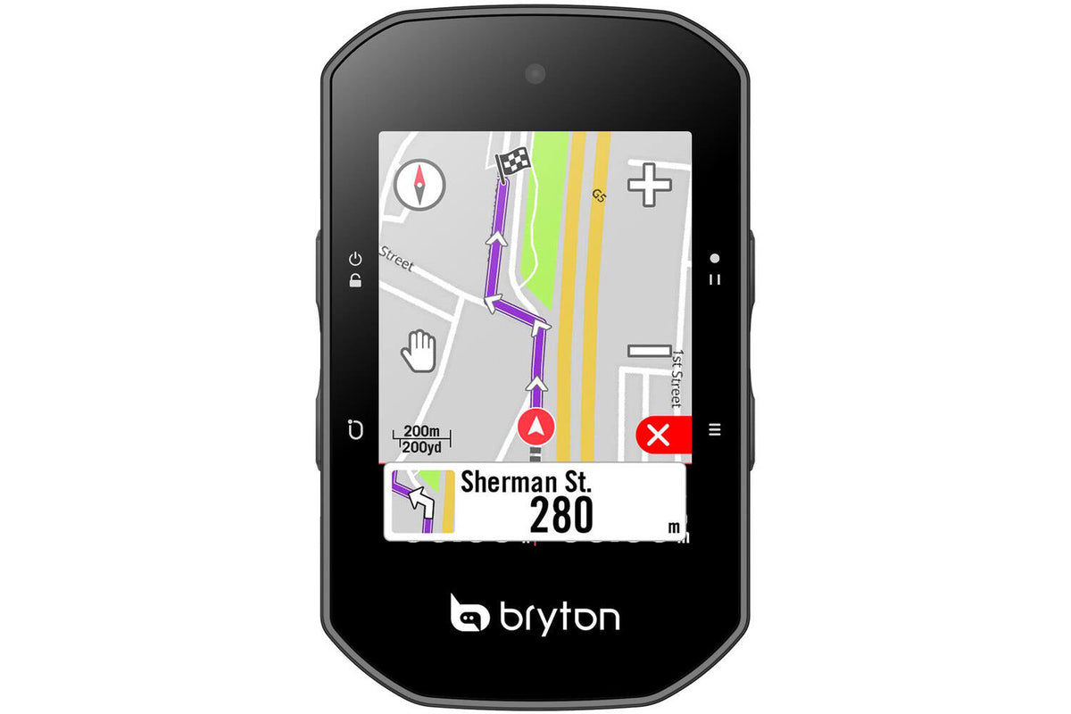 Bryton - Rider S500 GPS Fietscomputer Inclusief Hartslagband en Cadans Sensor ANT+ / Bluetooth - Novafietsen.nl