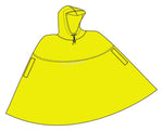 VAUDE Valdipino poncho geel - Novafietsen.nl