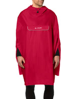 VAUDE Valdipino poncho rood - Novafietsen.nl