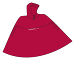 VAUDE Valdipino poncho rood - Novafietsen.nl