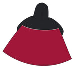 VAUDE Valero poncho rood/zwart - Novafietsen.nl
