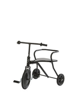 Classic Driewieler Foxrider zwart met houten zitting - Novafietsen.nl