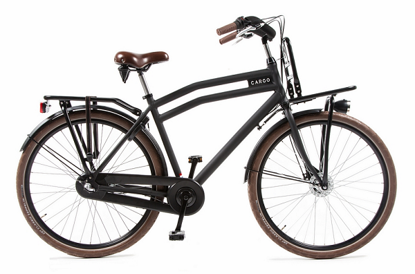 Cargo HEREN 59cm R-brake Alu N3 mat-zw - Novafietsen.nl