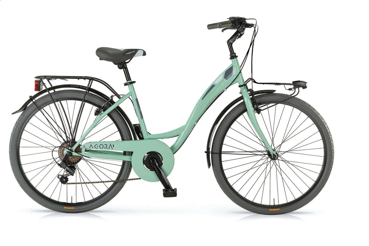 MBM Agora 43 cm 6 sp groen - Novafietsen.nl
