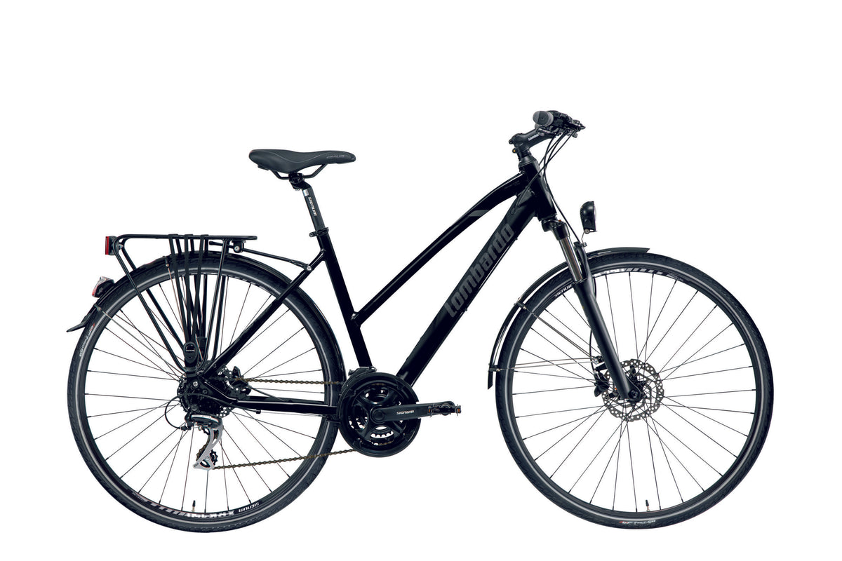 Lombardo Amantea 200 City D48 cm Zwart Hdisc 24 sp - Novafietsen.nl