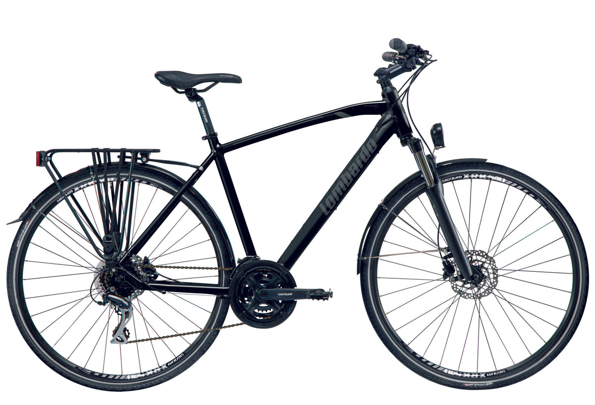 Lombardo Amantea 200 City H 51 cm zwart 24 sp HDisc - Novafietsen.nl
