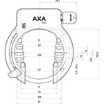 Axa ringslot Solid XL zwart - Novafietsen.nl