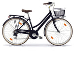 MBM Boulevard D 46 cm 6 sp zwart - Novafietsen.nl
