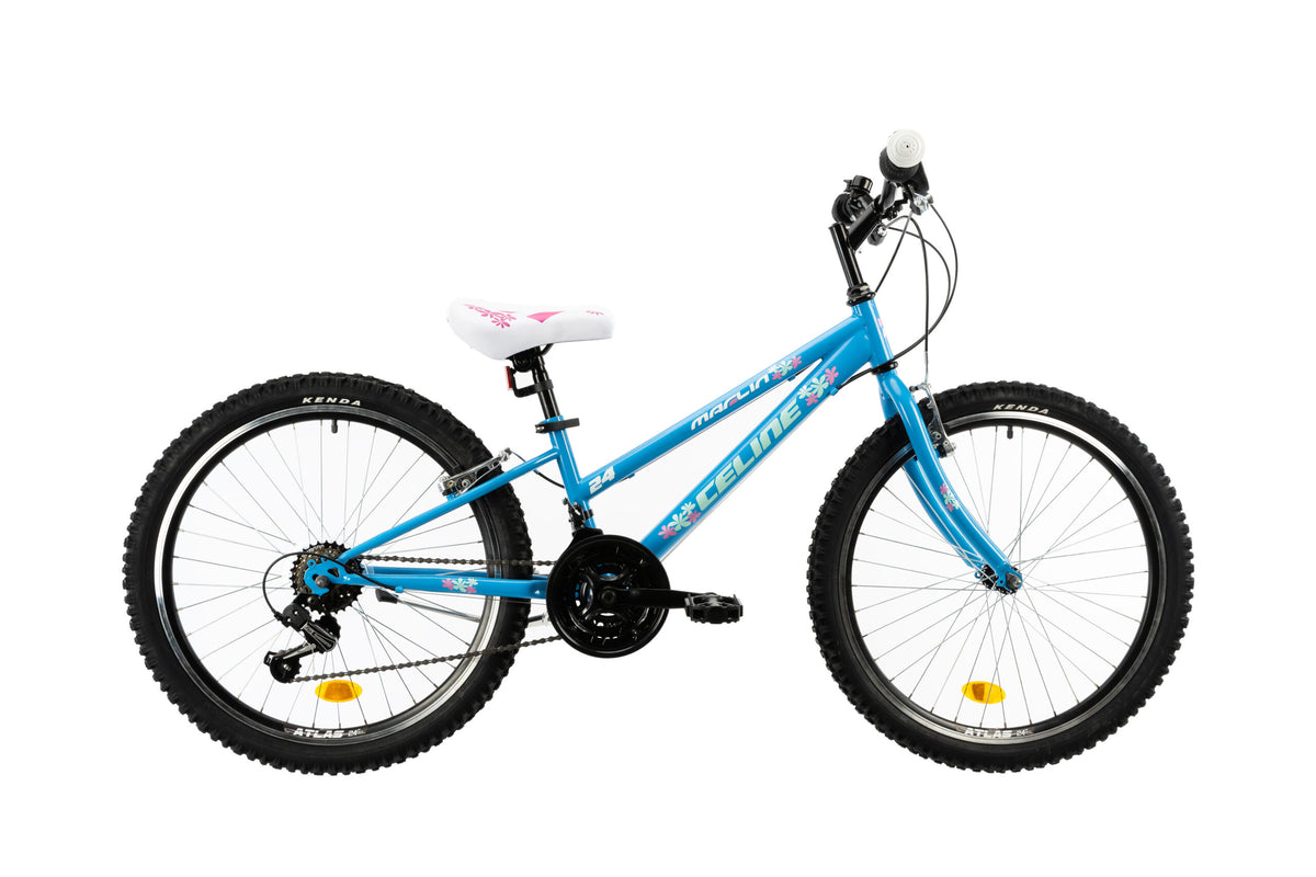 MTB Celine blauw shimano 6 speed - Novafietsen.nl