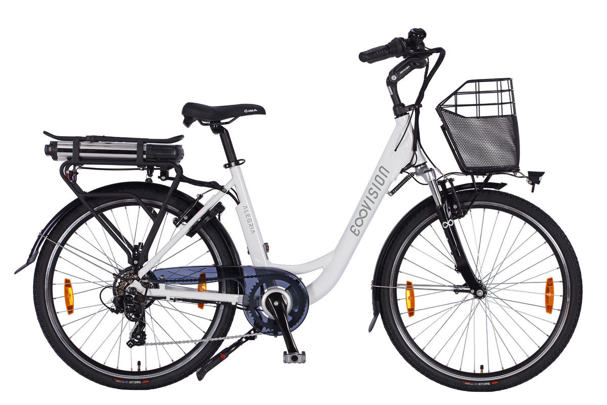 E- Vision Alegria D 46 cm / 26 inch wiel wit 7 sp - Novafietsen.nl