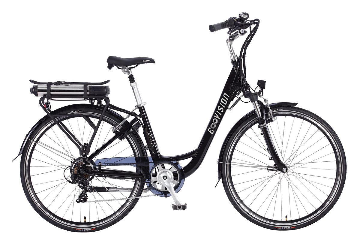 E- Vision Alegria D 42 cm Zwart 7 sp achterwielmotor - Novafietsen.nl
