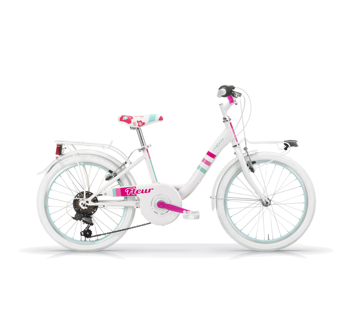 MBM, Fleur D 41 cm wit 6 sp - Novafietsen.nl