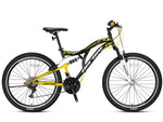 FXC 100 MTB 24" F/Szwart blauw 21sp - Novafietsen.nl