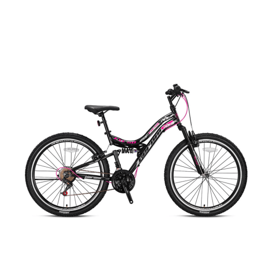 FXC 50MTB D black pink shimano 21 sp - Novafietsen.nl