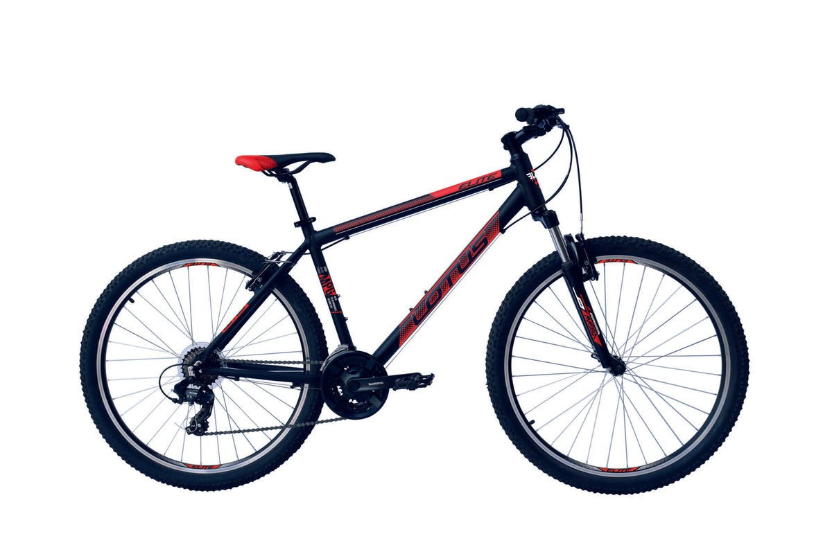 Lotus Alpine ATB H 42 cm V brake zwart rood 21 sp - Novafietsen.nl
