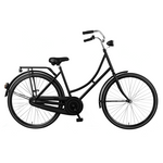 Oma No label zwart 57 cm met slot zonder jasbeschermers - Novafietsen.nl