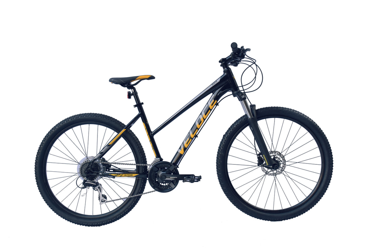 Outrage 603 D 46 cm zwart geel24sp Hdisc - Novafietsen.nl
