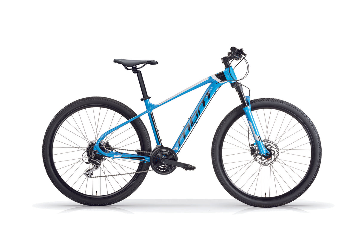 Quarx MTB H 38 cm blauw shimano 27 sp Hdisc - Novafietsen.nl