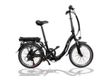 MBM Ravel E.vouwfiets 35 cm Shimano 7 sp zwart - Novafietsen.nl