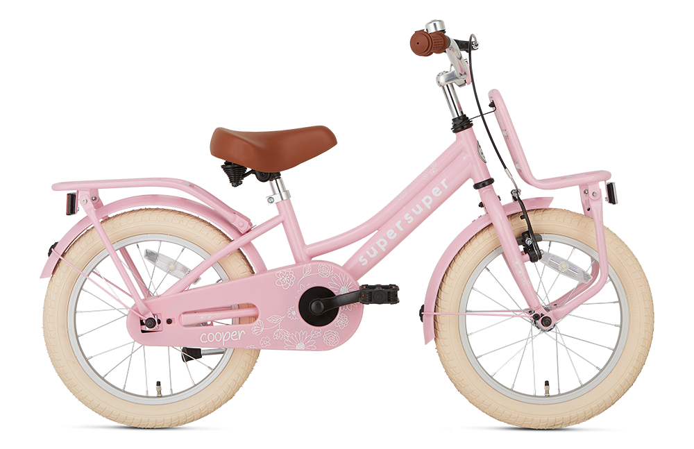 Supersuper Cooper 16 inch 2024 Meisjes - Novafietsen.nl