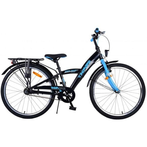 ThomBike H26 inch shimano remnaaf 3 sp blauw zwart - Novafietsen.nl