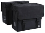Willex Dubbele Canvas Tas Plus Zwart - Novafietsen.nl