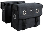 Willex Dubbele Canvas Tas Zwart - Novafietsen.nl