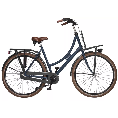 Avalon Cargo Dames 573 sp remnaafMat Blauw - Novafietsen.nl