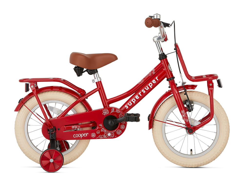 Supersuper Cooper 14 inch 2024 Meisjes - Novafietsen.nl