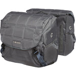 Cortina Fietstas Dubbel Jaipur AVS Grijs - Novafietsen.nl