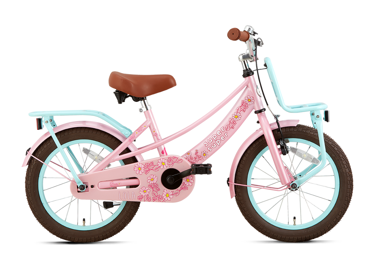 Supersuper Lola 16 inch 2025 Meisjes - Novafietsen.nl