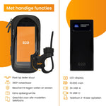 R2B® Robuuste Telefoonhouder Fiets Waterdicht + Powerbank 10.000 mAh - Model Leiden - Novafietsen.nl