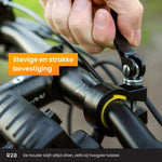 R2B Robuuste telefoonhouder fiets, scooter en motor met safety lock - Novafietsen.nl