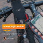 R2B Robuuste telefoonhouder fiets, scooter en motor met safety lock - Novafietsen.nl