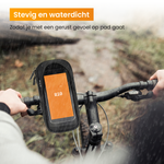 R2B Robuuste telefoonhouder fiets, scooter en motor waterdicht - Model Leiden - Novafietsen.nl