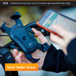 R2B Telefoonhouder fiets, scooter en motor met kliksysteem - Model Gouda - Novafietsen.nl