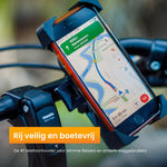 R2B Telefoonhouder fiets, scooter en motor met kliksysteem - Model Gouda - Novafietsen.nl