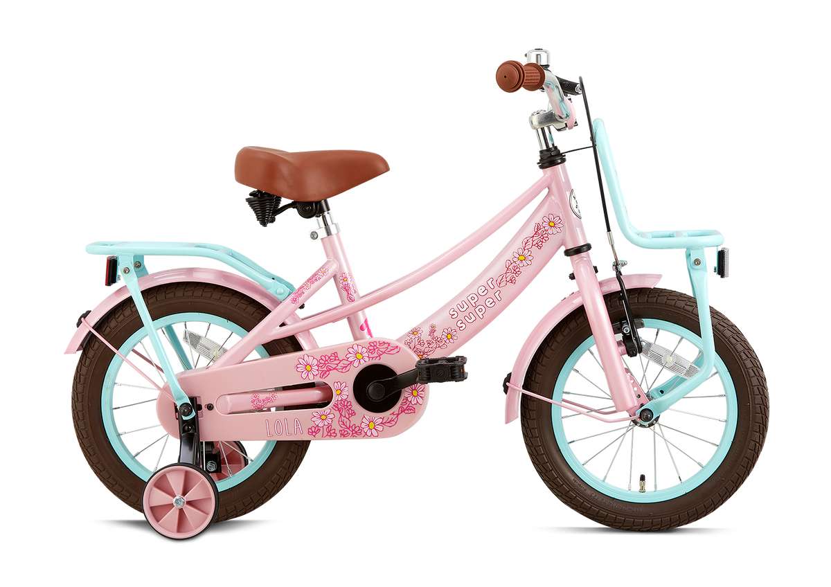 Supersuper Lola 14 inch 2025 Meisjes - Novafietsen.nl