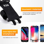 Telefoonhouder fiets, scooter en motor met elastisch systeem - Model Rotterdam - Novafietsen.nl