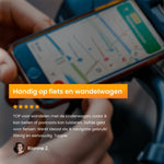 Telefoonhouder fiets, scooter en motor met elastisch systeem - Model Rotterdam - Novafietsen.nl