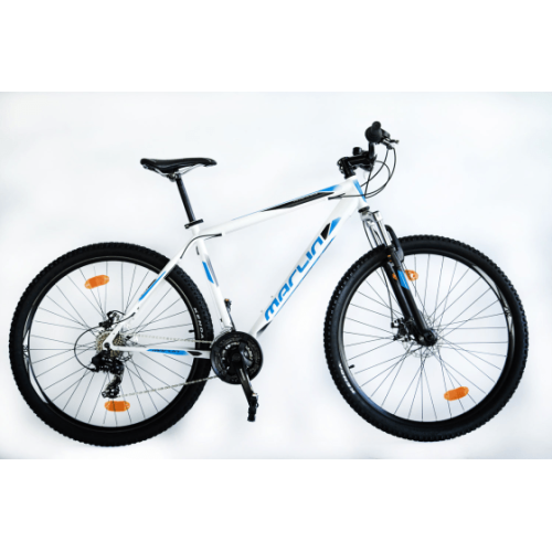 Marlin Tornado H 51 cm 21 sp wit blauw - Novafietsen.nl