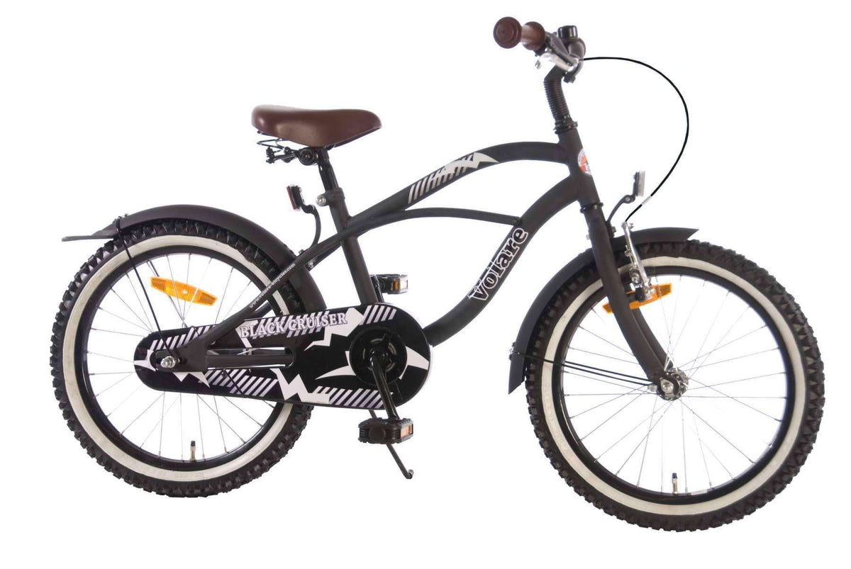 Volare Black Cruiser 18 inch Jongens - Novafietsen.nl